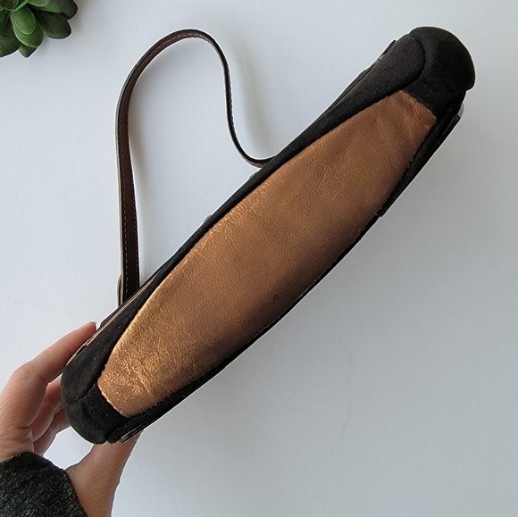 Couture Donald J Pliner Suede Leather Handbag Made in the Mountains of Italy - Picture 9 of 16